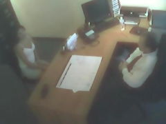 job interview sex - real footage