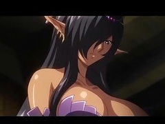 Monsters gangbang a blonde hentai whore