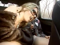Hot ass fucking and a car blowjob