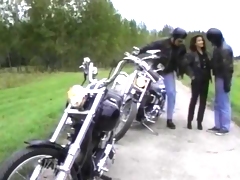 Outdoor Threesome Anal