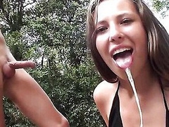 Anya's body is so sexy, when I watch her in sexy mini bikini, I feel my pants get tighter and can't aid it. When we had sex on that rock, I fucked her so hard, as if I would die if I stopped. Her boobs bounced as I pounded her taut sweet cum-hole, then I came right in my girlfriends mouth and watched my cum smear her face. What a cool feeling! That's what I call true sex vacation. U..