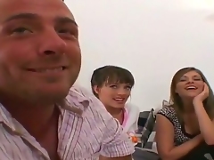 Blonde Blue Angel gets her throat fucked to death by Richie
