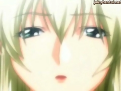 Hot hentai golden-haired doing oral sex