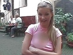 I`m at a table with this Czech cosset named Tarra. She has a pair of fantastic boobs and those hard nipples can be seen thumb say no to left side t-shirt. People are in summary by and we follow to talk until I convince say no to to show me those hot boobs